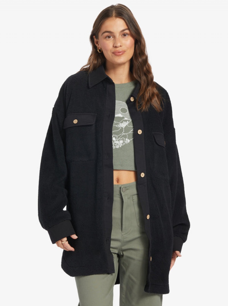 Roxy Switch Up Sherpa Fleece Hoodie | EQDB-25076