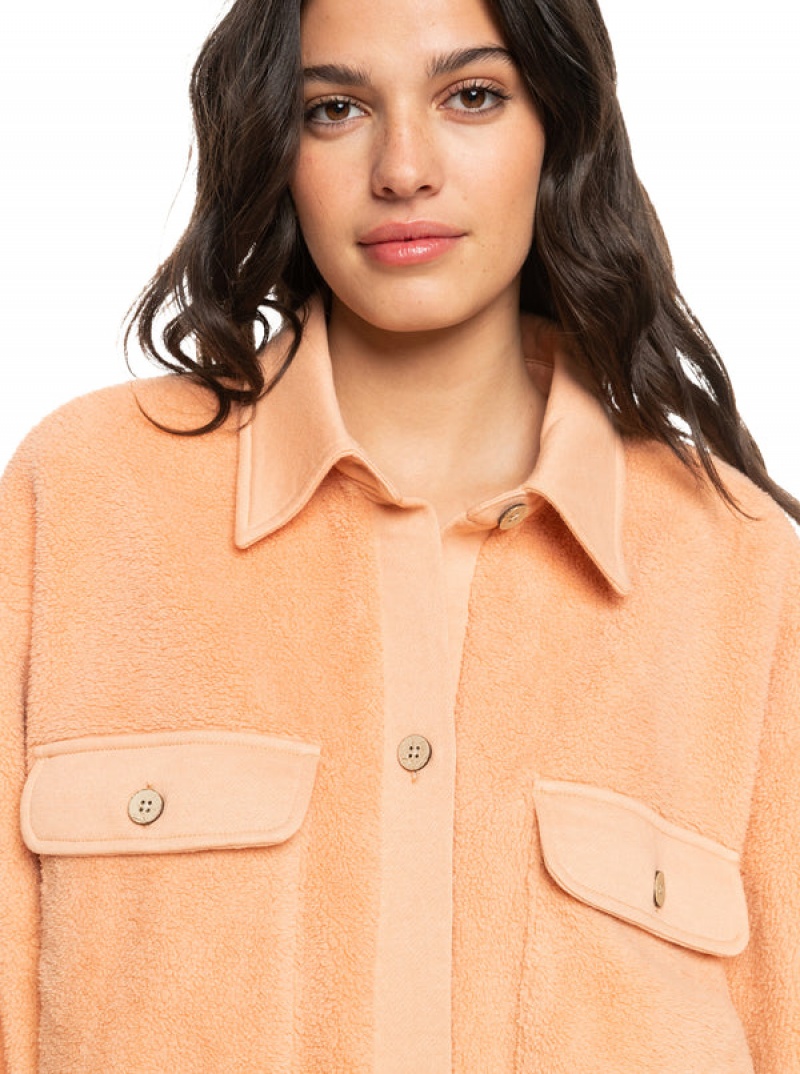 Roxy Switch Up Sherpa Fleece Jackets | KQMB-97258