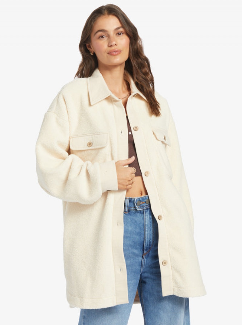 Roxy Switch Up Sherpa Fleece Jackets | WYNH-57219