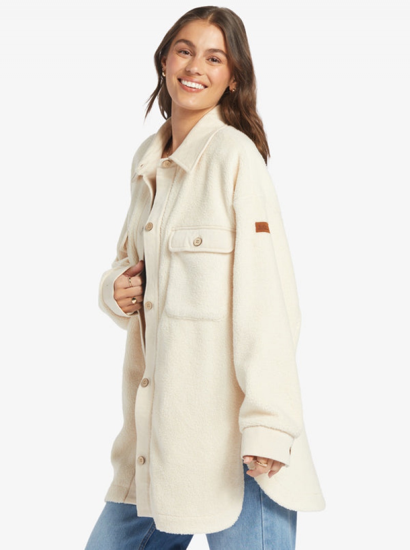 Roxy Switch Up Sherpa Fleece Jackets | WYNH-57219