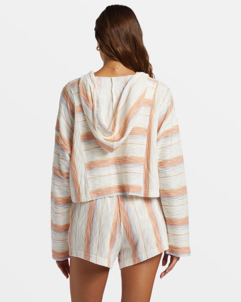 Roxy Todos Santos Poncho Style Hoodie | KYVL-04935