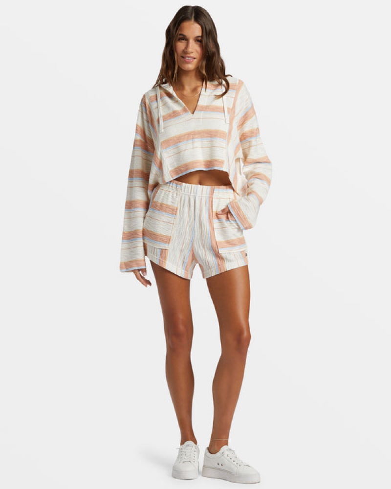 Roxy Todos Santos Poncho Style Hoodie | KYVL-04935