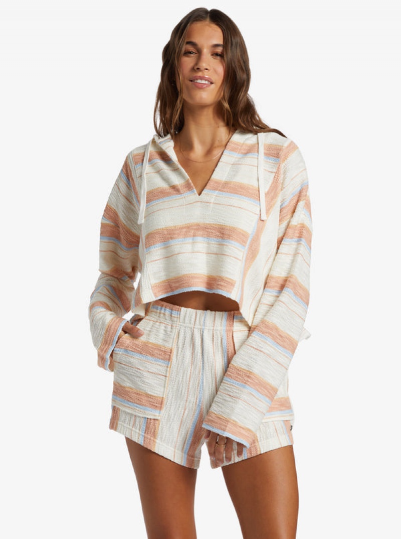 Roxy Todos Santos Poncho Style Hoodie | KYVL-04935