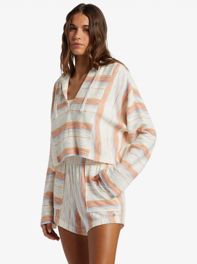 Roxy Todos Santos Poncho Style Hoodie | KYVL-04935