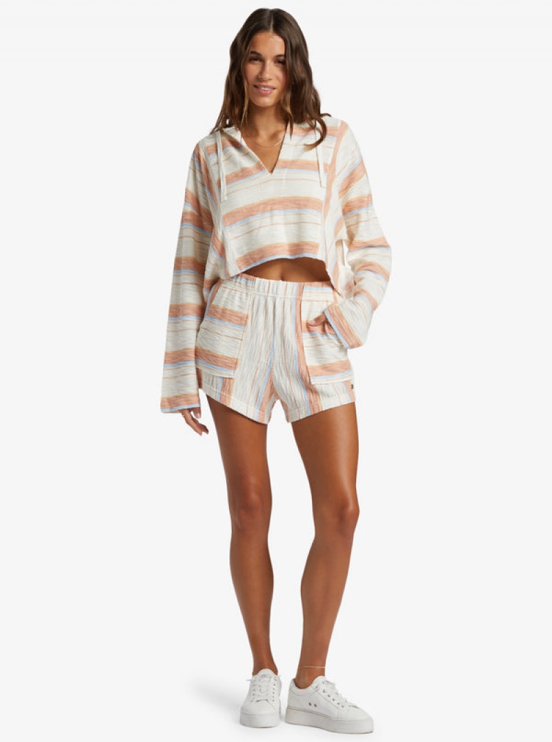 Roxy Todos Santos Poncho Style Hoodie | KYVL-04935