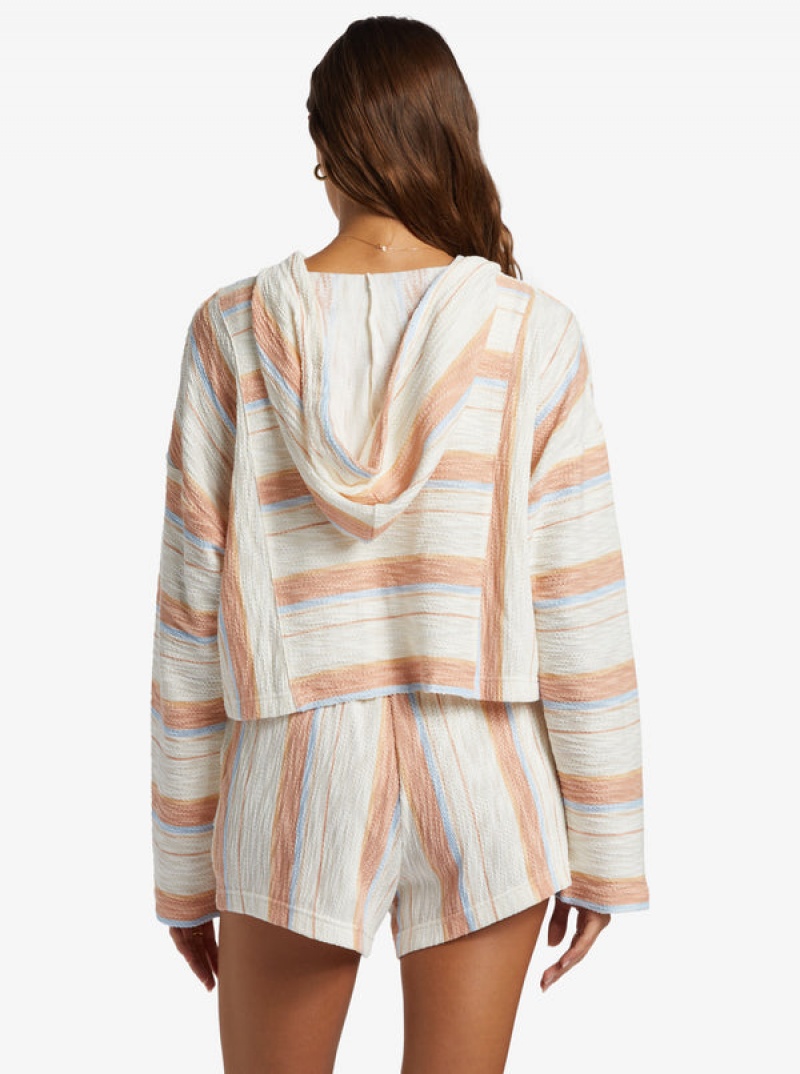 Roxy Todos Santos Poncho Style Hoodie | KYVL-04935