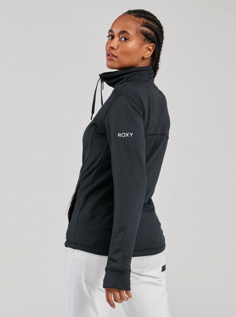 Roxy Vertere Technical Zip-Up Fleece Hoodie | RJQP-47386