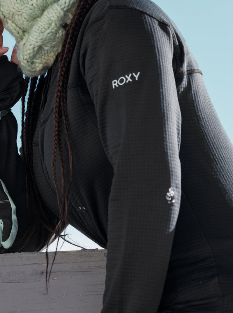 Roxy Vertere Technical Zip-Up Fleece Softshell Jackets | JNXZ-19605