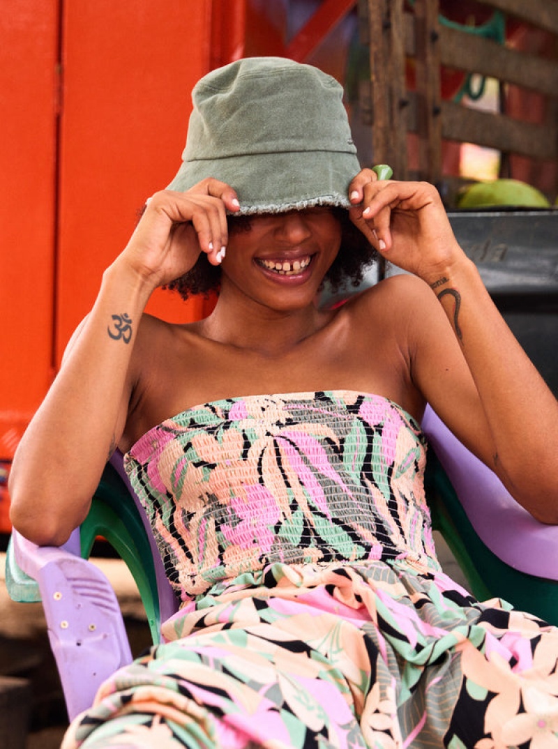 Roxy Victim Of Love Bucket Sun Hats | DLAE-43628