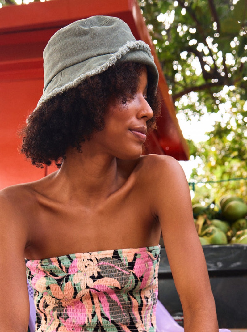 Roxy Victim Of Love Bucket Sun Hats | DLAE-43628