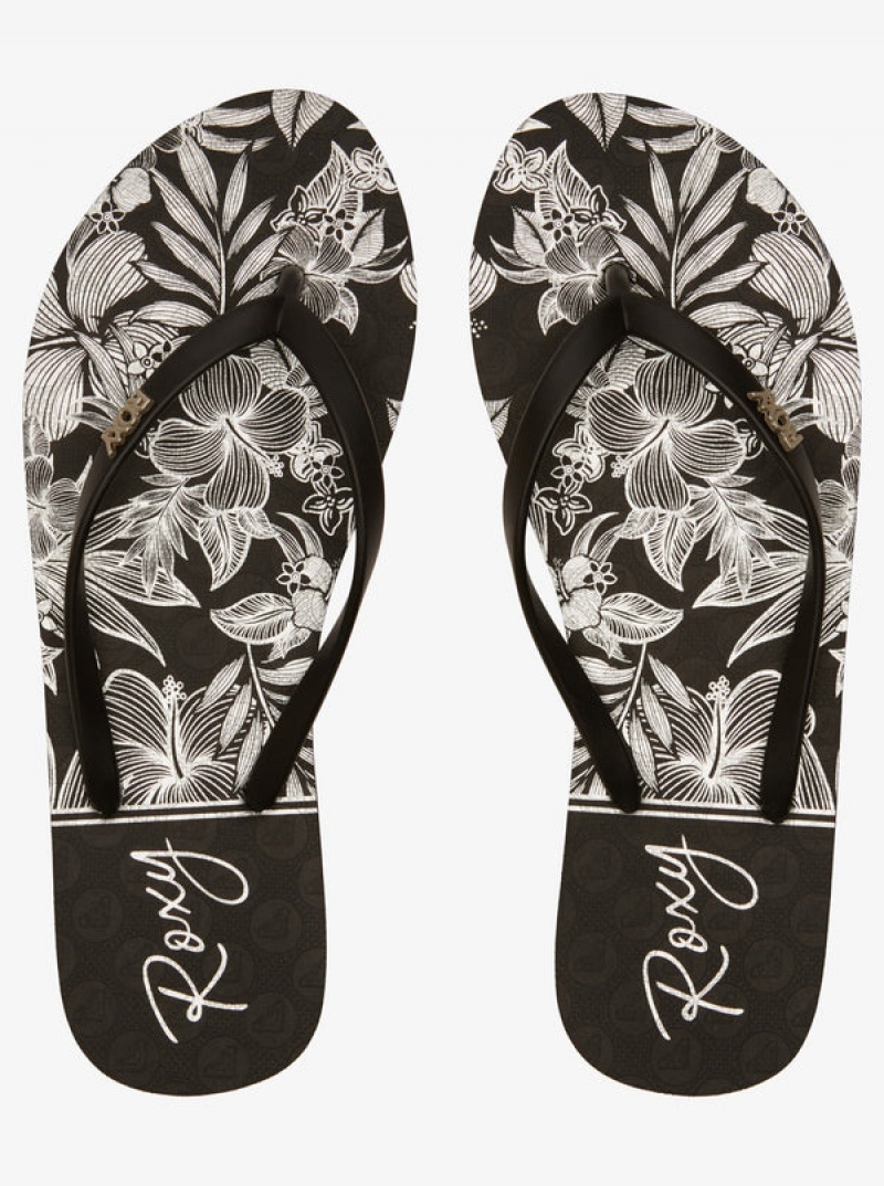 Roxy Viva Stamp Flip Flops | APME-27613