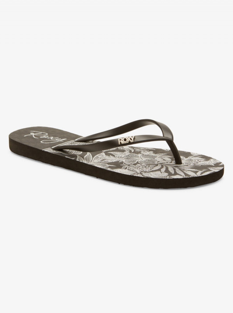 Roxy Viva Stamp Flip Flops | APME-27613