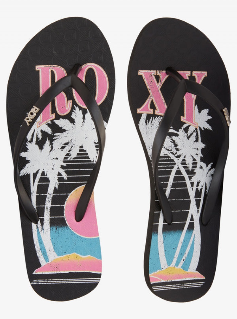 Roxy Viva Stamp Flip Flops | OBEC-28715