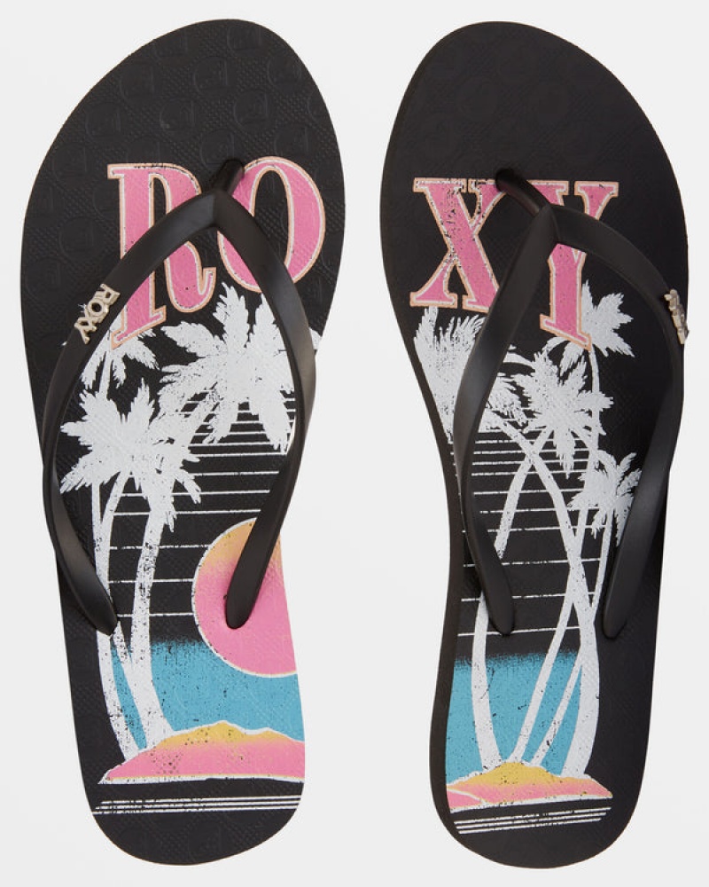 Roxy Viva Stamp Flip Flops | OBEC-28715