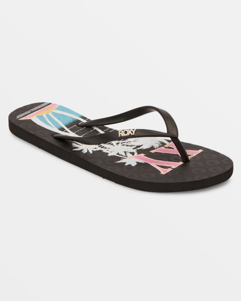 Roxy Viva Stamp Flip Flops | OBEC-28715