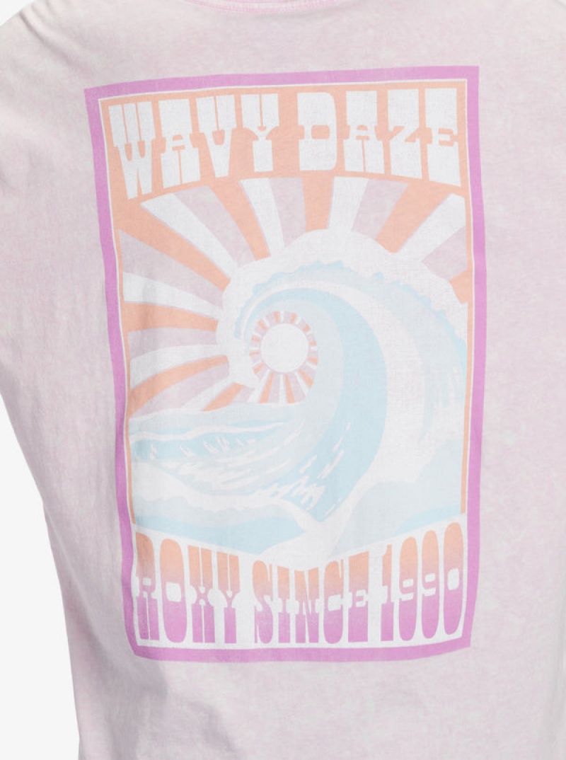 Roxy Wavy Daze Olst T Shirts | 04975JEAG