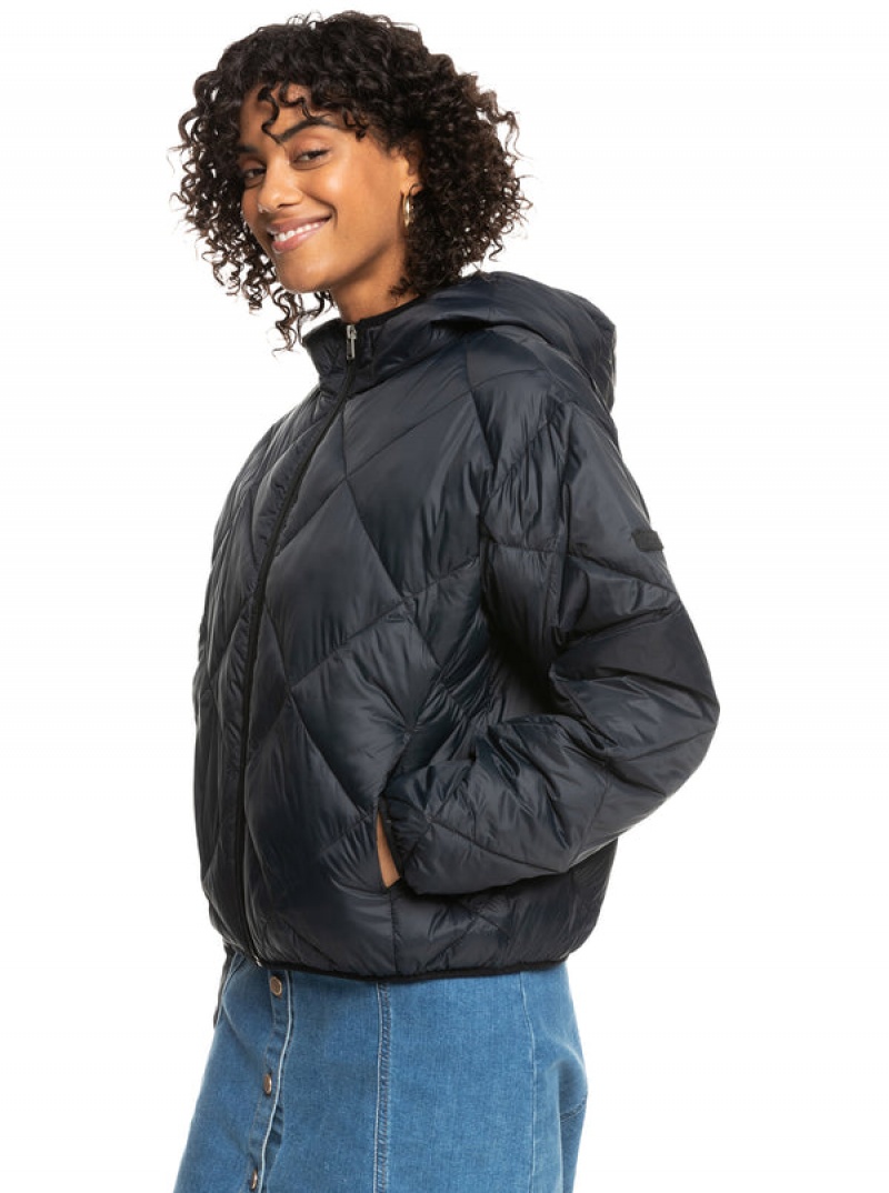 Roxy Wind Swept Lightweight Hooded Packable Jackets | AWZL-93420