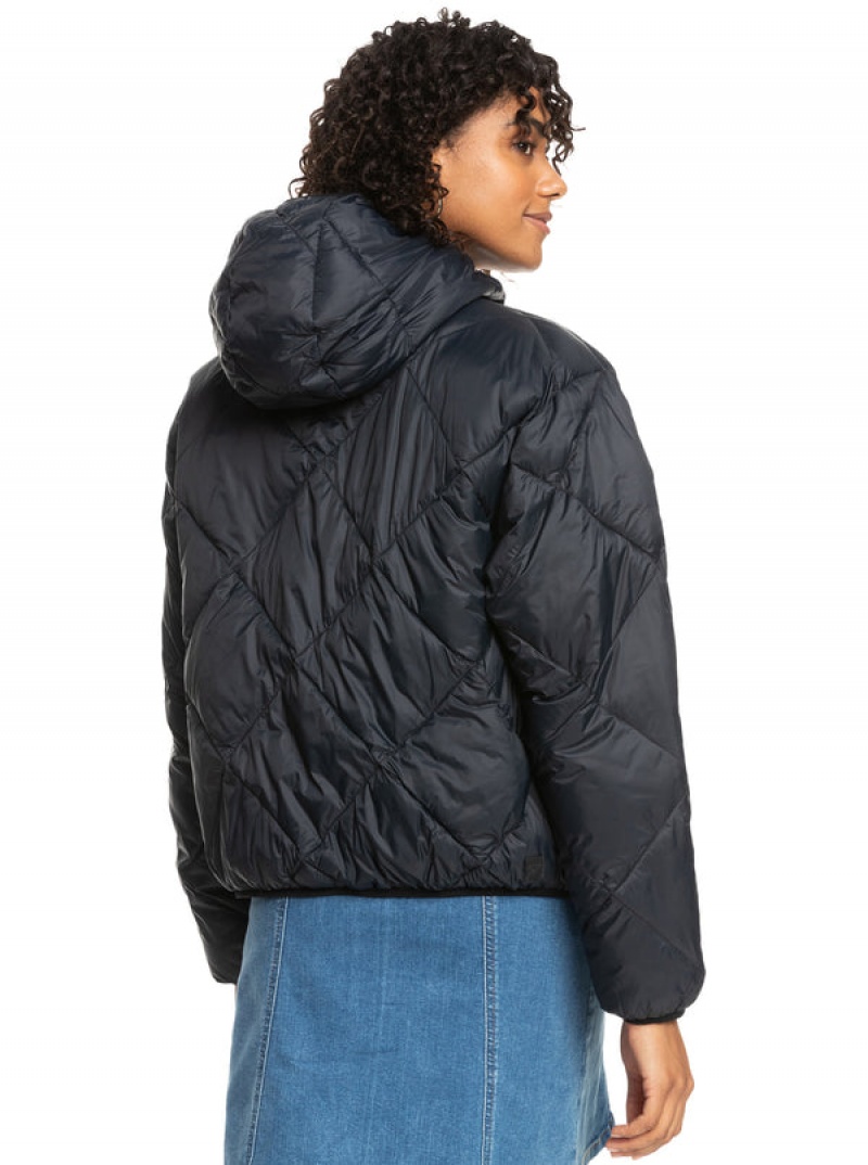 Roxy Wind Swept Lightweight Hooded Packable Jackets | AWZL-93420