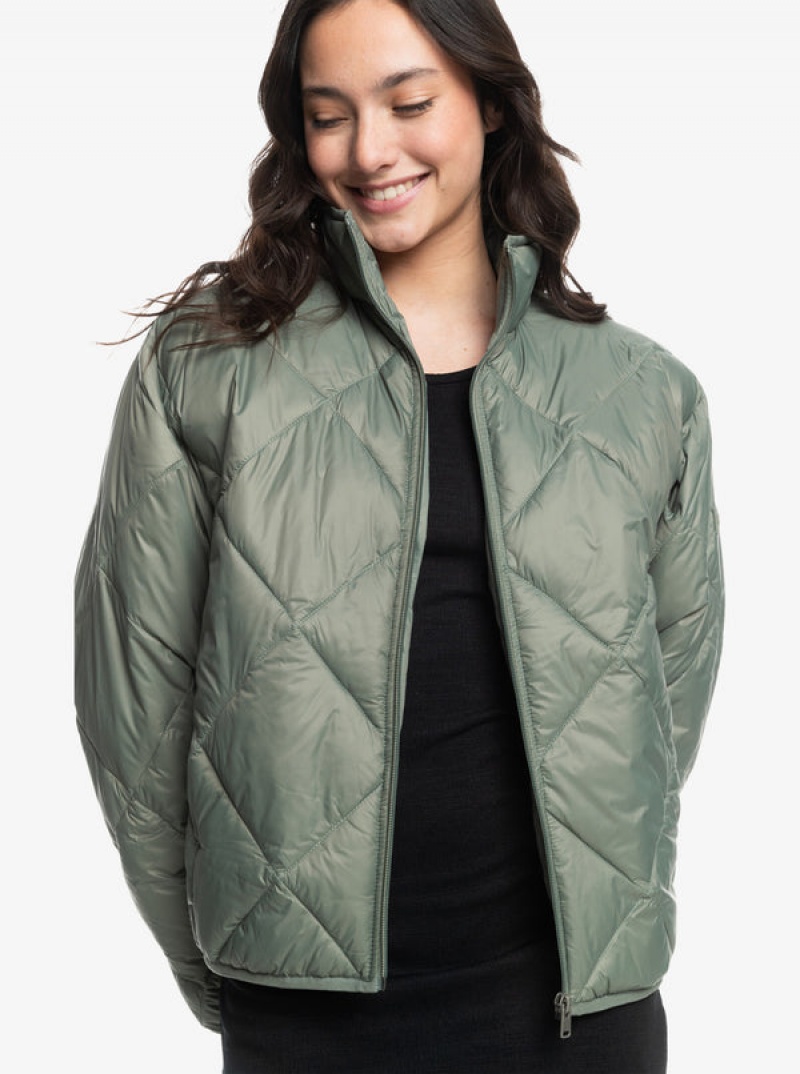 Roxy Wind Swept Lightweight Padded Packable Jackets | LICO-80354