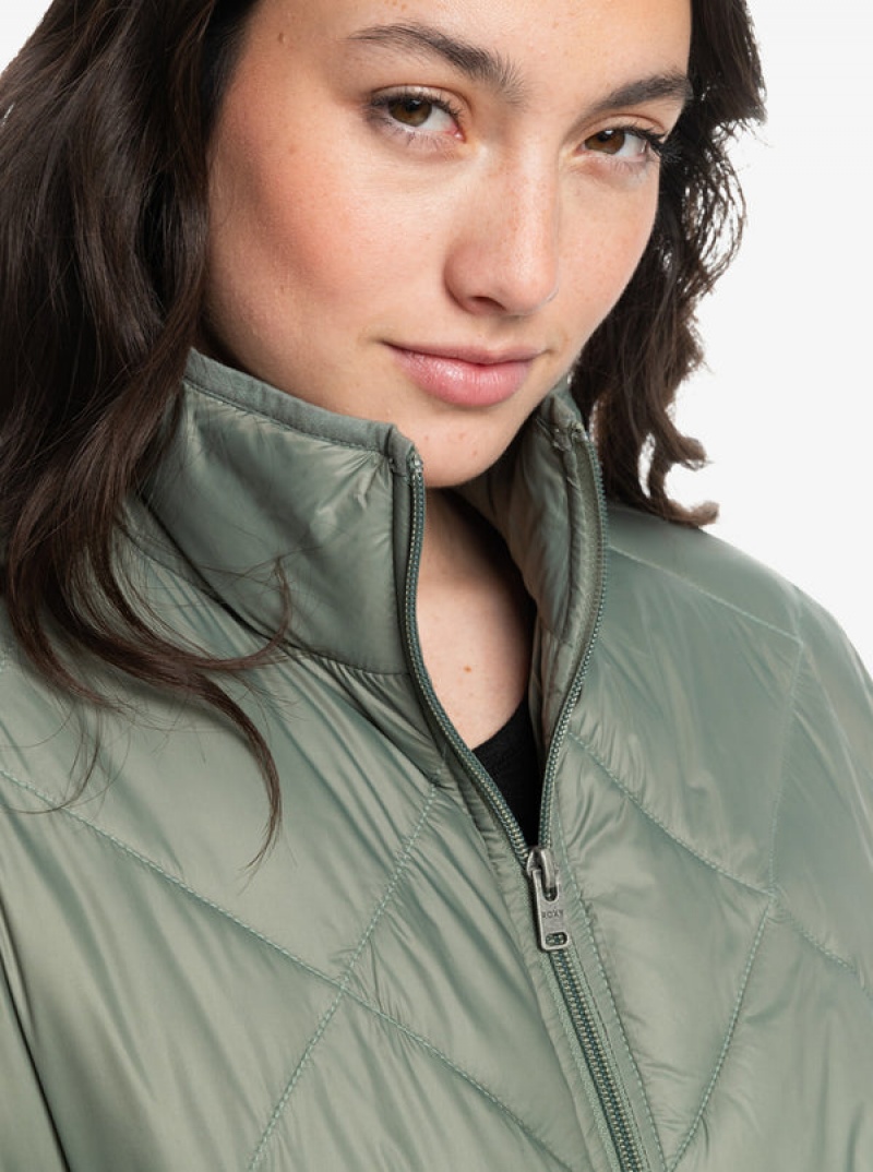 Roxy Wind Swept Lightweight Padded Packable Jackets | LICO-80354