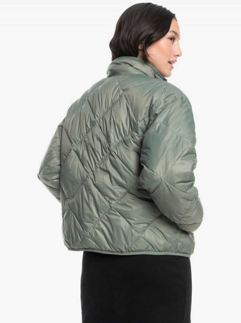 Roxy Wind Swept Lightweight Padded Packable Jackets | LICO-80354